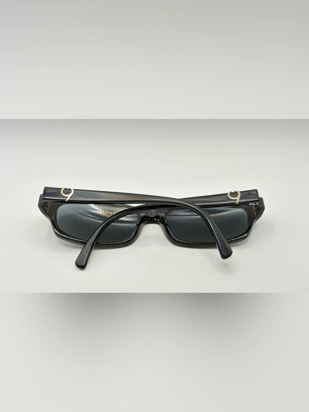 Nine West Crystal 15 Black Oval Sunglasses Frames Only